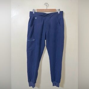 FIGS Technical Collection Medium Blue Jogger Pants